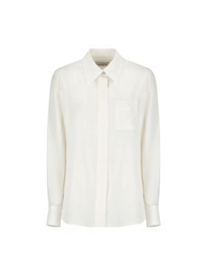 Jedwabna koszula Lanvin biała