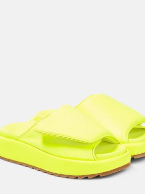 Kožne cipele Gia Borghini žuta