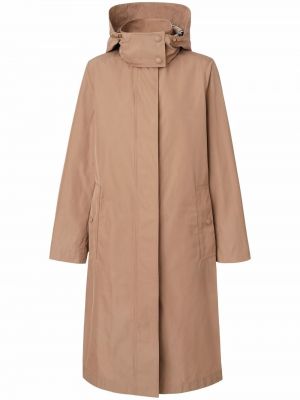 Пальто с капюшоном Burberry, коричневый