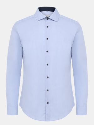 Голубая рубашка Seidensticker