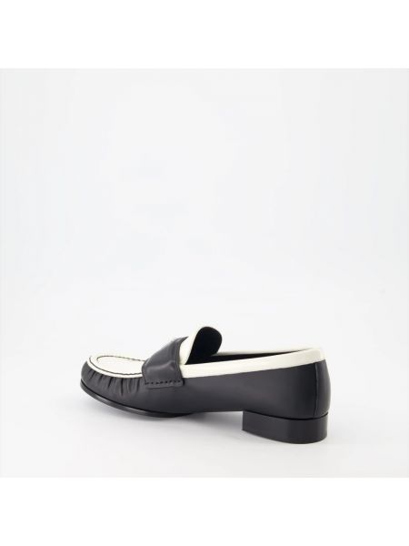 Loafers de cuero Givenchy negro