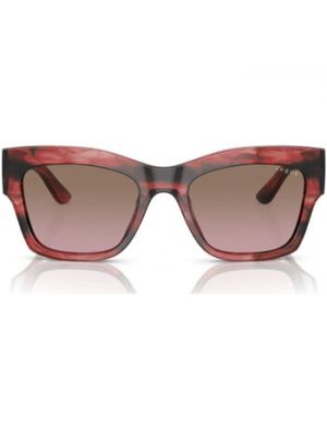 Czerwone okulary przeciwsłoneczne Vogue