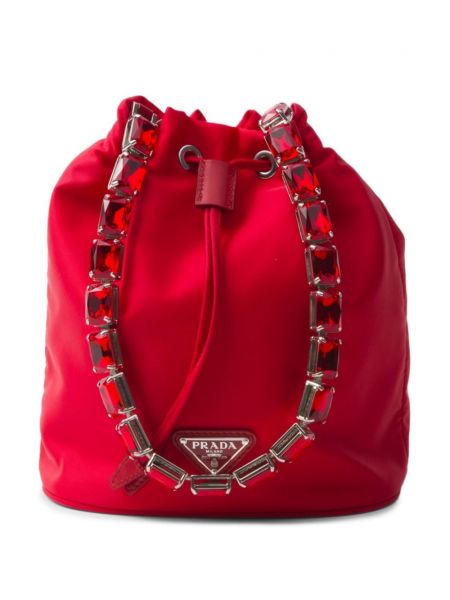 Νάιλον τσάντα Prada κόκκινο