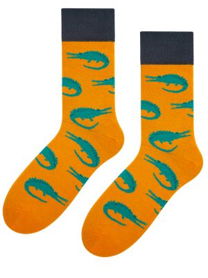 Ponožky Bratex oranžová