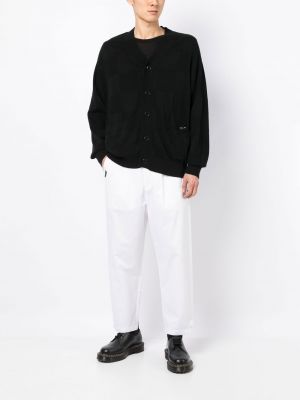 Cardigan à carreaux en tricot Izzue noir