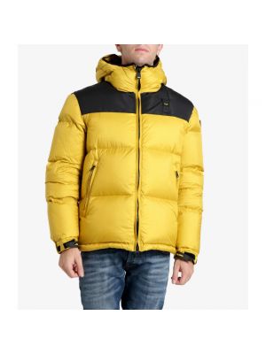 Abrigo con cremallera con bolsillos Blauer amarillo