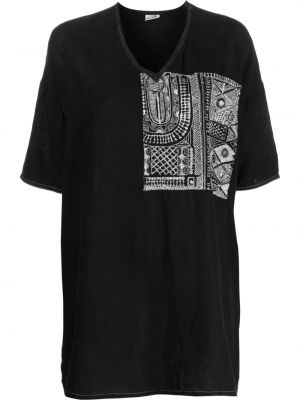 T-shirt ricamato oversize Dries Van Noten Pre-owned