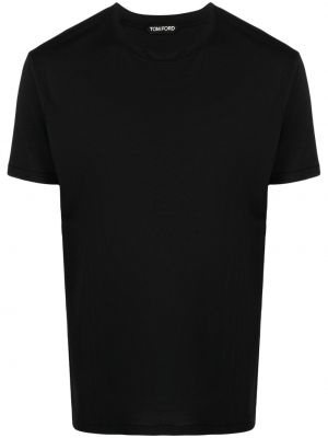 Lyocellové bavlnené tričko s okrúhlym výstrihom Tom Ford