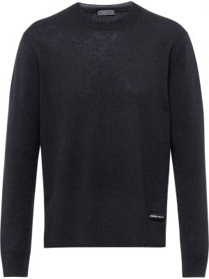 Кашмирен пуловер Prada черно
