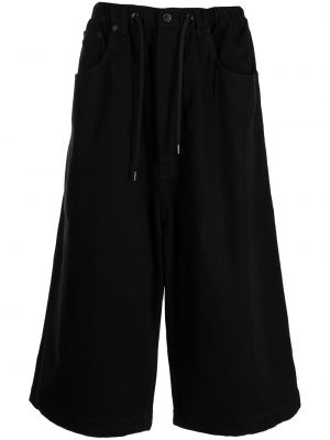Spodnie z kieszeniami Fumito Ganryu czarne