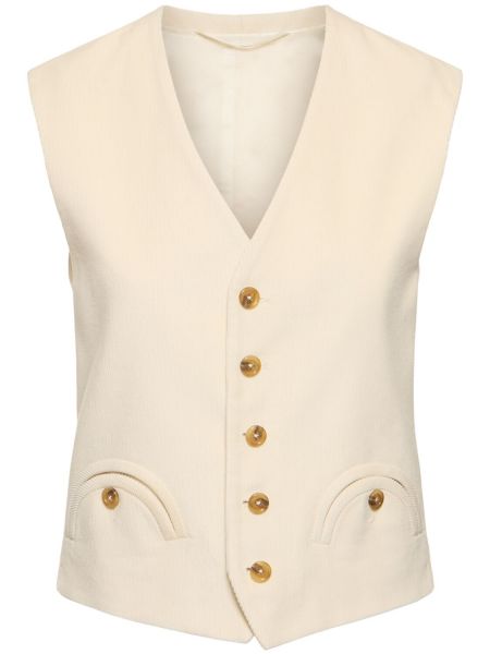 Bomull vest Blaze Milano beige