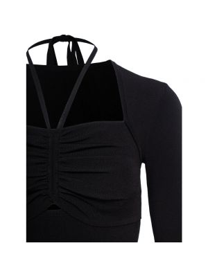 Sukienka midi dopasowana Karl Lagerfeld czarna