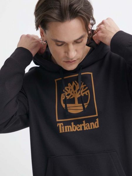 Hoodie s kapuljačom Timberland crna