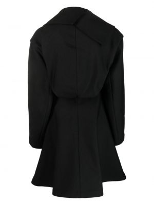 Trench avec manches longues oversize Issey Miyake noir