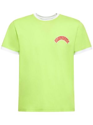 T-shirt en coton Bluemarble vert