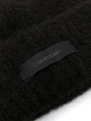 Bonnet en tricot Calvin Klein noir