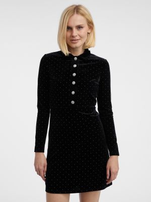 Aksamitna sukienka Orsay czarna
