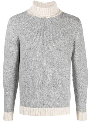 Вълнен пуловер Eleventy сиво