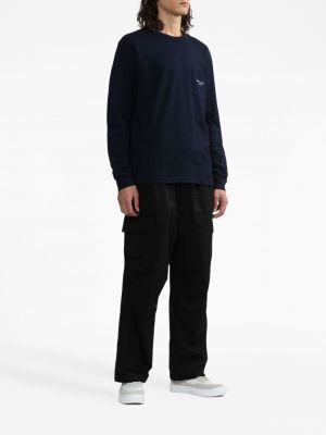 Sweatshirt aus baumwoll mit print Comme Des Garçons Homme blau