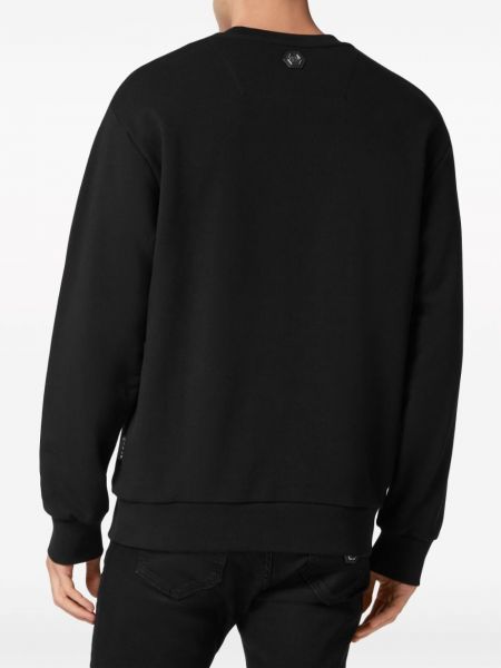 Džersis džemperis su gobtuvu Philipp Plein juoda