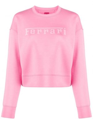 Jersey sweatshirt mit print Ferrari