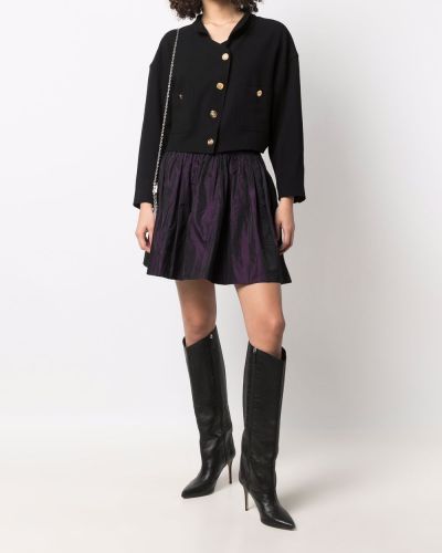 Mini sijonas Christian Dior violetinė