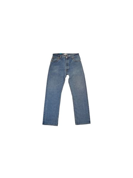 Proste jeansy relaxed fit retro Re/done niebieskie
