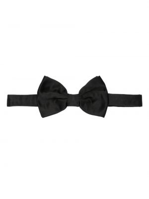 Hedvábná kravata s mašlí Corneliani černá