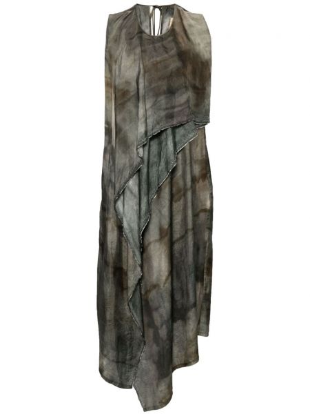 Robe à imprimé à motifs abstraits Uma Wang