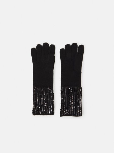 Rękawiczki Kurt Geiger London czarne