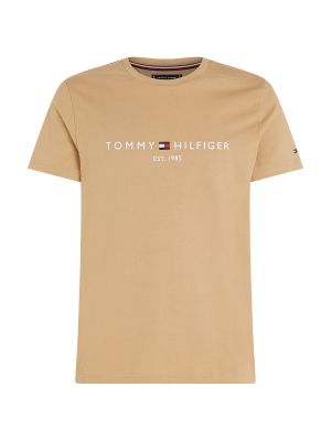 T-shirt slim Tommy Hilfiger marron