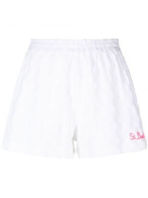 Shorts mit stickerei Mc2 Saint Barth weiß