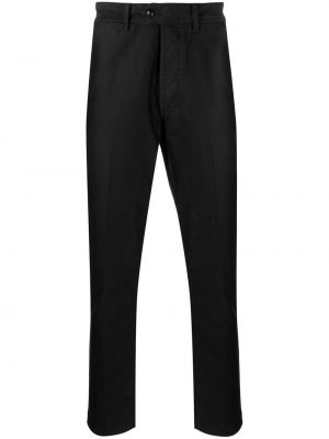 Pantaloni dritti plissettati Tom Ford nero