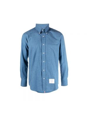 Koszula Thom Browne niebieska