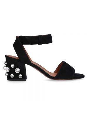 Czarne sandały w paski Givenchy