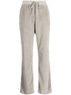 Voľné menčestrové nohavice James Perse sivá