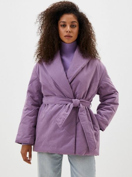 Утепленная демисезонная куртка Imocean фиолетовая