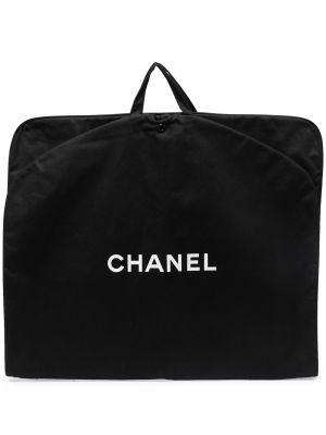 Torba z nadrukiem Chanel Pre-owned czarna