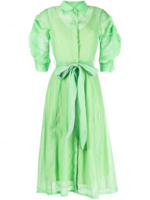 Миди рокля Baruni зелено
