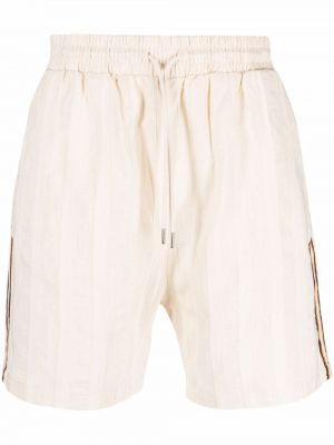 Gestreifte shorts Drôle De Monsieur beige