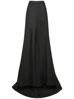Długa spódnica bawełniana Ann Demeulemeester czarna