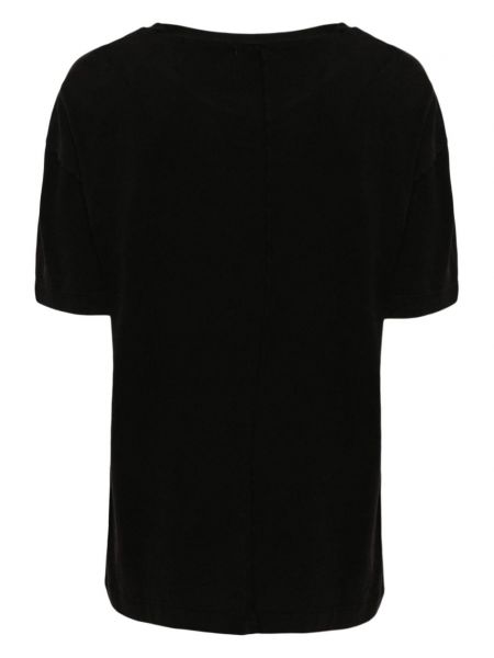 Kokvilnas t-krekls ar apdruku Rag & Bone melns