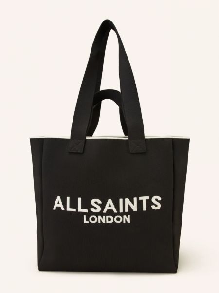Сумка шоппер Allsaints черная
