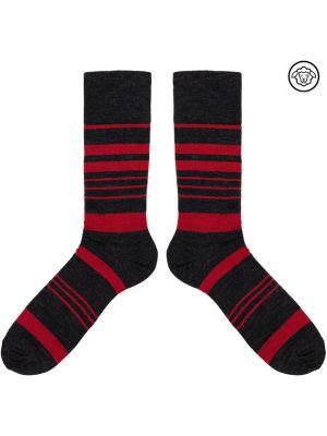 Чорапи от мерино вълна Woox черно
