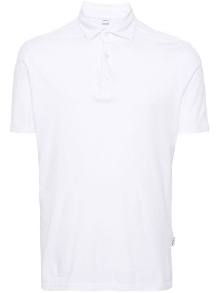 Kokvilnas polo krekls Aspesi balts