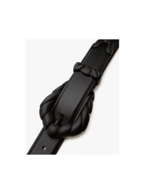 Cinturón de cuero con hebilla Iro negro