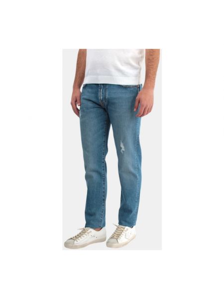 Slim fit skinny jeans mit geknöpfter Roy Roger's blau