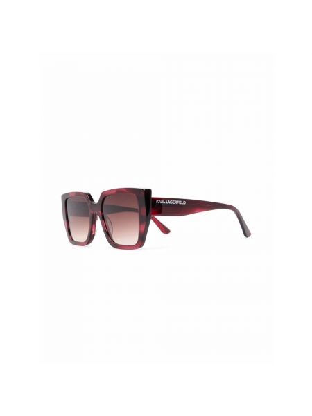 Okulary przeciwsłoneczne Karl Lagerfeld czerwone