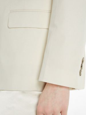 Бавовняний піджак Calvin Klein білий