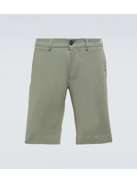 Pamučne bermuda kratke hlače Canali siva